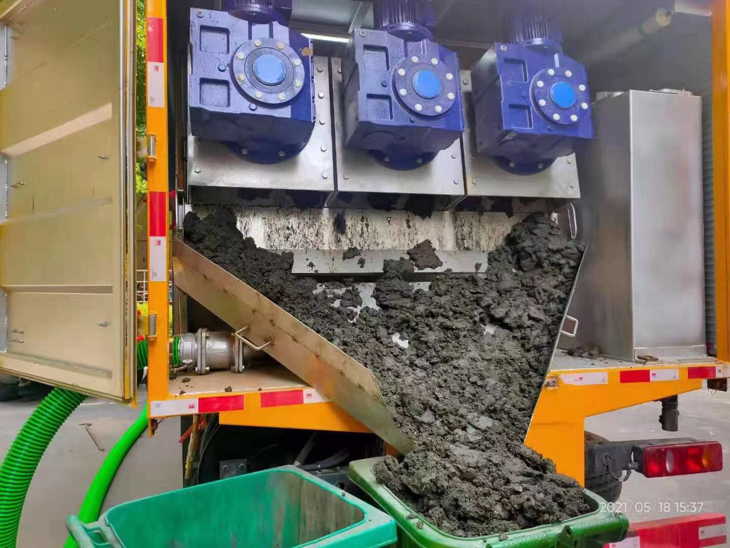 沙市化粪池清掏城市维护站-泥浆净化干湿分离处理